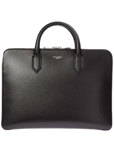 Dolce & Gabbana By The Way Briefcase In Nero