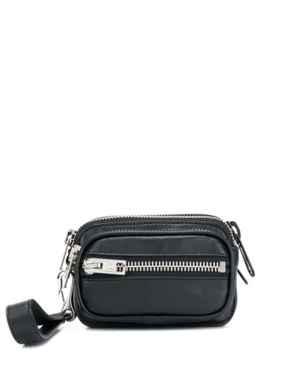 Alexander Wang Women's Small Attica Leather Multi-zip Crossbody Bag In Black