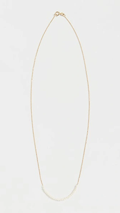 Jennie Kwon Designs 14k Pearl Arc Necklace In Yellow Gold