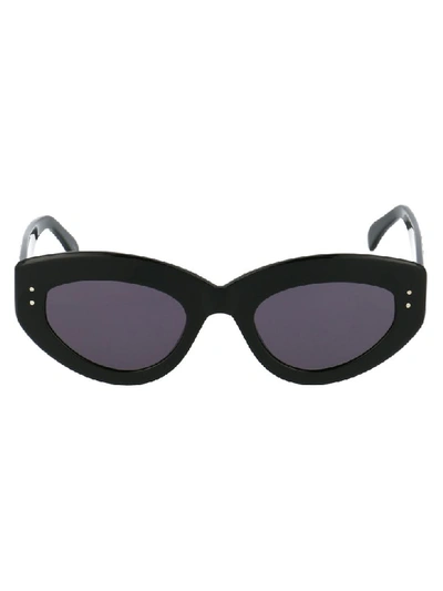 Alaïa Sunglasses In Black Black Grey