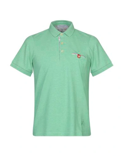 Trussardi Polo Shirts In Green