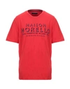 Frankie Morello T-shirts In Red