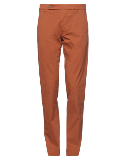Berwich Casual Pants In Brick Red
