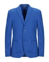 Grey Daniele Alessandrini Suit Jackets In Blue