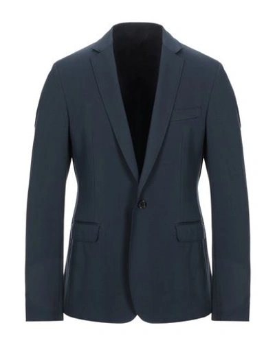 Dondup Suit Jackets In Dark Blue