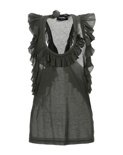 Dsquared2 Tops In Green