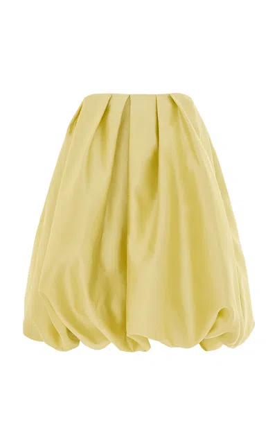 16arlington Essia Silk Mini Dress In Yellow