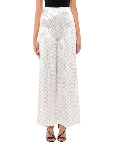 Ganni Casual Pants In Ivory