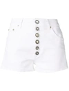 Dondup Denim Shorts In White