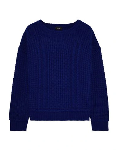 Line Sweater In Bright Blue