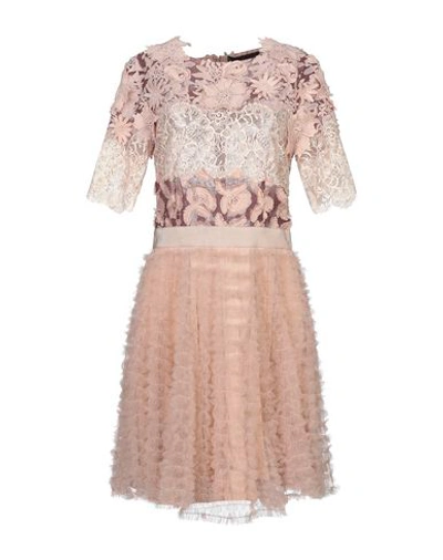 Amen Couture Midi Dresses In Blush
