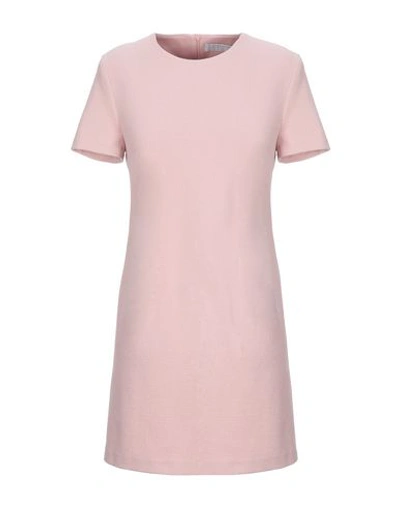 Harris Wharf London Short Dresses In Light Pink
