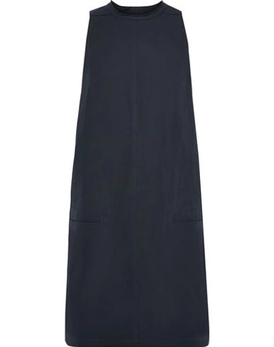 Rick Owens Drkshdw Short Dress In Dark Blue