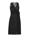 Patrizia Pepe Knee-length Dresses In Black