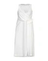 Patrizia Pepe Midi Dresses In White