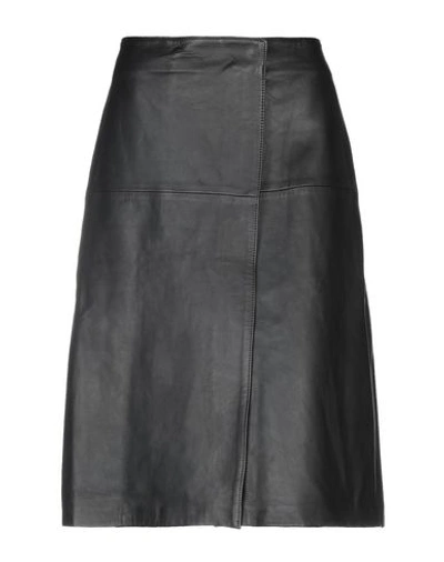 Iris & Ink Midi Skirts In Black