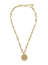 Goossens Talisman Scorpio Medal Necklace In Gold