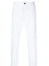 Dsquared2 White Cropped Chino Trousers