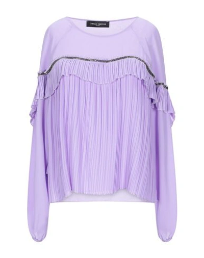 Frankie Morello Blouses In Purple