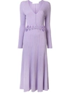 dion lee purple dress Maxi dress