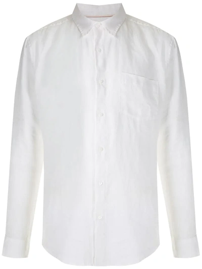 Osklen Chest Pocket Long-sleeved Shirt In White