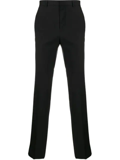 Givenchy Ribbon Trimmed Logo Trousers In Black