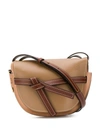 Loewe Small Gate Crossbody Bag In 3513 Mocca Powder