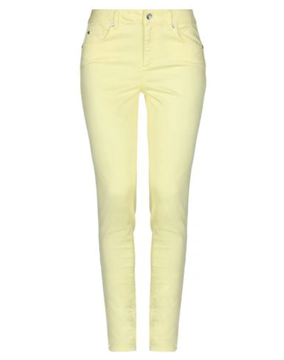 Liu •jo Jeans In Light Yellow