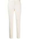 Theory Straight Leg Trousers In Neutrals