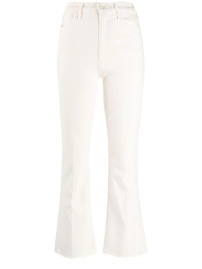 Mother Slim Fit Jeans In White