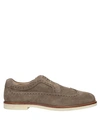 Hogan Lace-up Shoes In Dove Grey