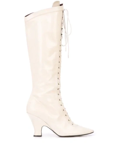 Marc Jacobs The Tall Victorian Boots In Brown