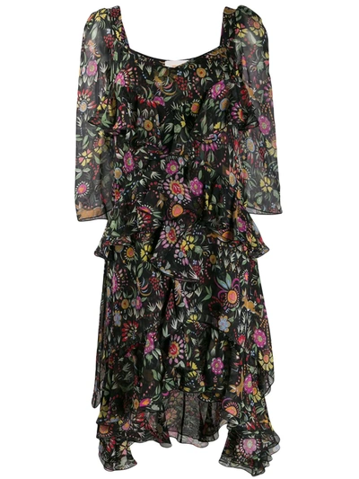 La Doublej Sissi Floral Print Dress In Babe