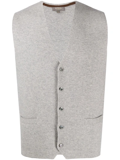 N•peal Milano Waistcoat In Grey