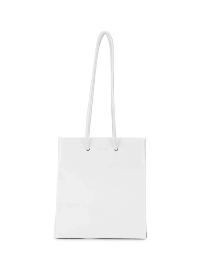 Medea Tote Bag Cross Body Bag In White