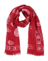 Alexander Mcqueen Scarves In Red