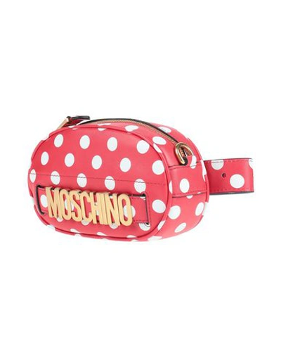 Moschino Backpack & Fanny Pack In Red