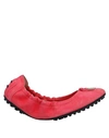 Tod's Ballet Flats In Coral