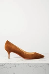 Christian Louboutin Kate 55 Suede Pumps In Ecorce
