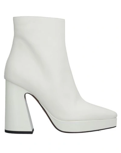 Proenza Schouler Ankle Boot In Ivory