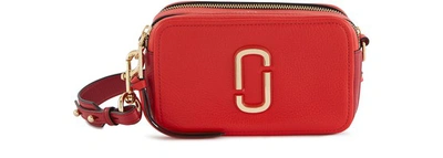 Marc Jacobs The Softshot 21" Cross-body Bag" In Bright Red Multi