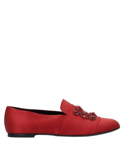 Roger Vivier Loafers In Brick Red