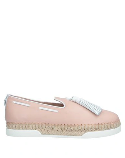 Tod's Loafers In Pink