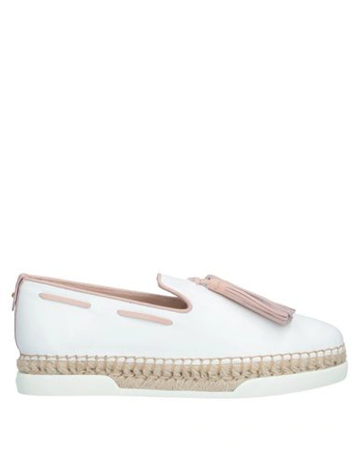 Tod's Loafers In White