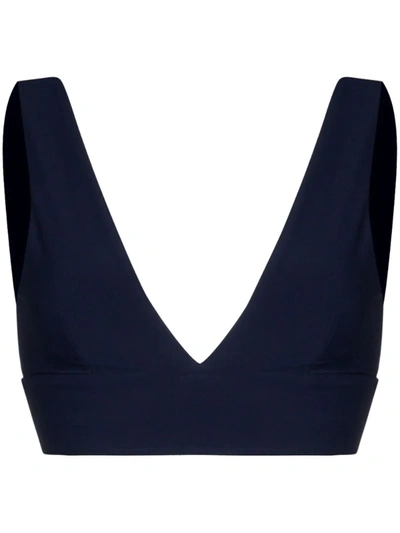 Bondi Born + Net Sustain Valeria Bikini Top In Navy