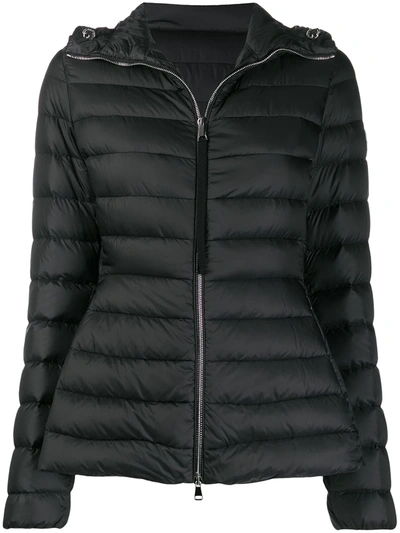 Moncler Amethyste Hooded Quilted Shell Down Jacket In Black