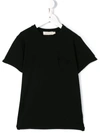 Andorine Kids' Pocket T-shirt In Black