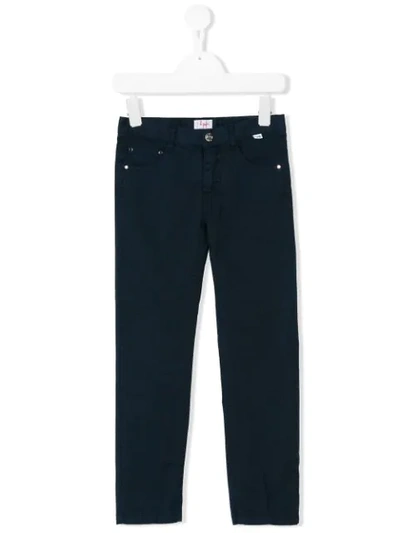Il Gufo Kids' Slim Leg Jeans In Blue