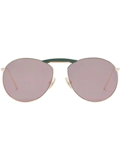 Fendi X Gentle Monster Round Sunglasses In Pink