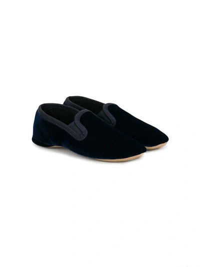 Pèpè Kids' Classic Slippers In Blue